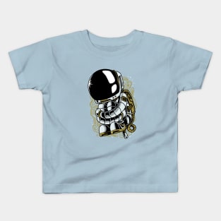 The lonely astronaut Kids T-Shirt